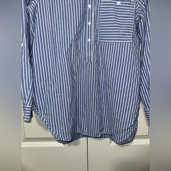 Caffe Marrahesh Lightweight Half Button Down Collared Blouse M - Picture 5 of 6